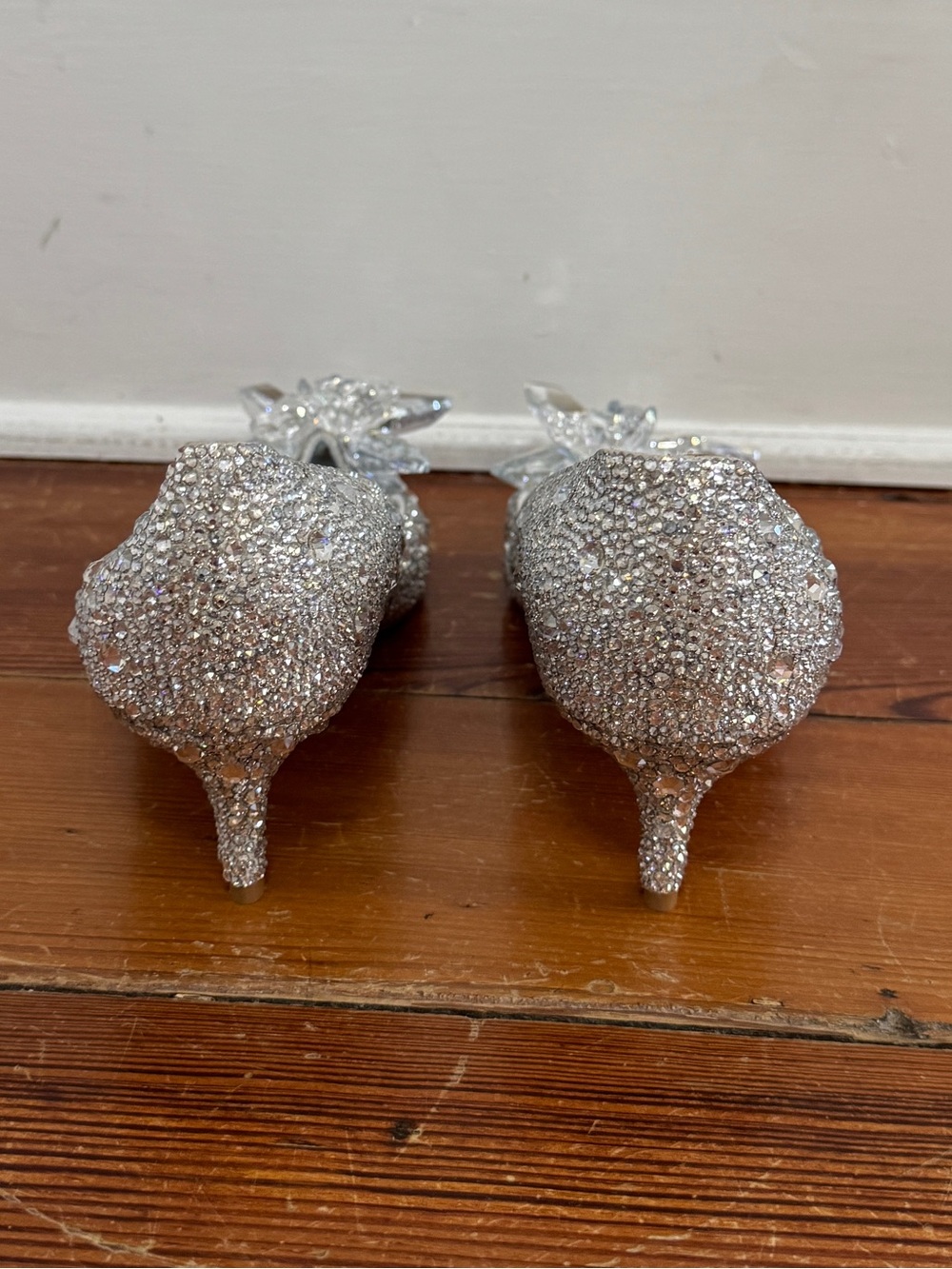 Jimmy Choo "Cinderella" Allure Crystal Covered Pointy Toe Pumps Heels 9 / 39 - Picture 4 of 15